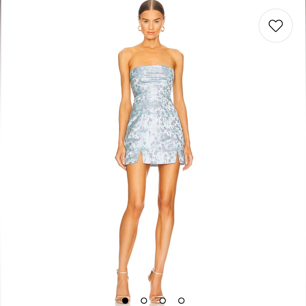 Sau Lee Jenny strapless mini dress